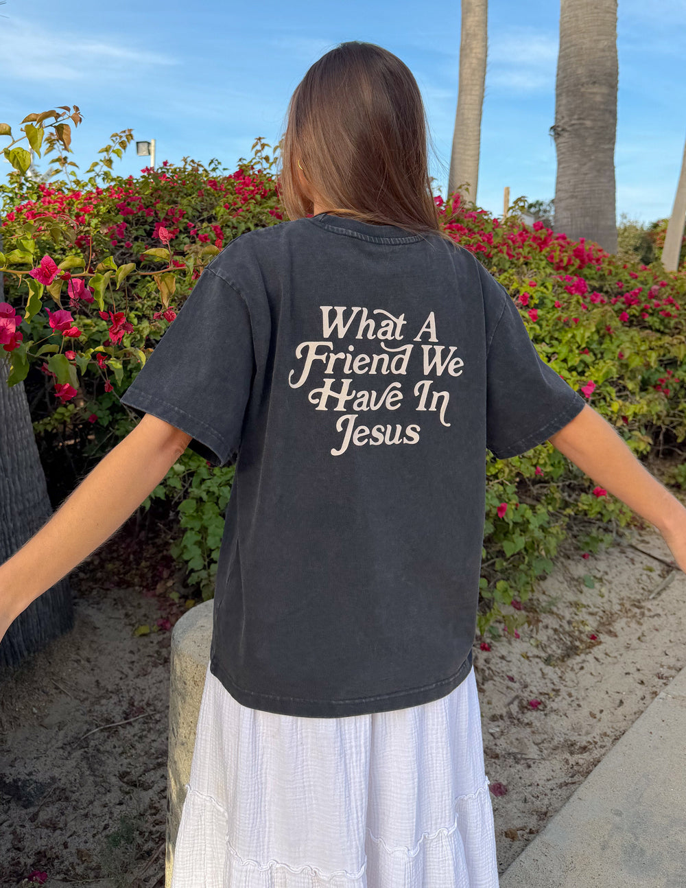 T-shirt épais « What a Friend in Jesus »