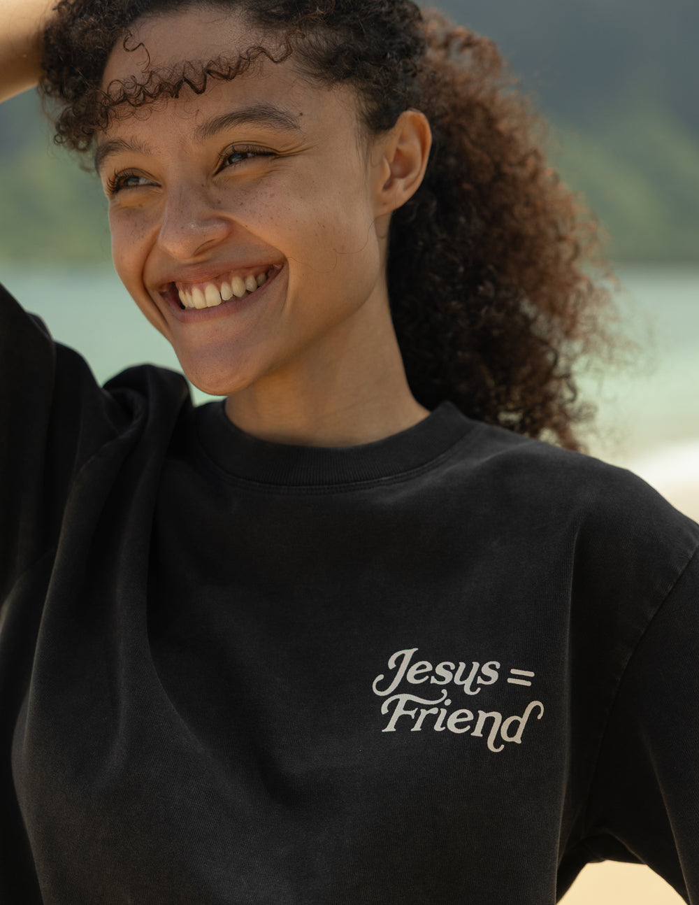 T-shirt épais « What a Friend in Jesus »