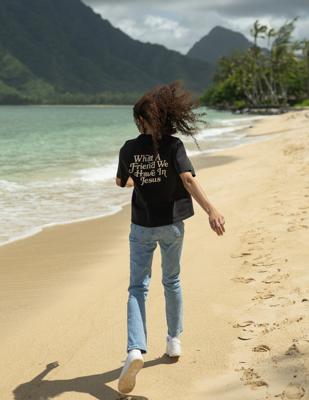 T-shirt épais « What a Friend in Jesus »