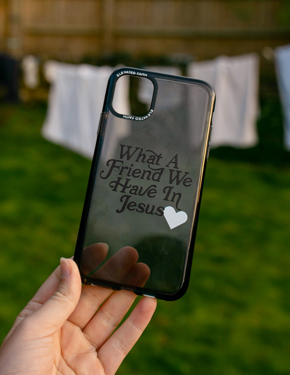 Coque de téléphone Quel ami en Jésus