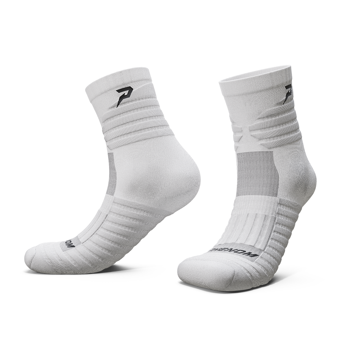 Chaussettes courtes rembourrées Phenom Elite « Quantum Knit » - Couleurs d'équipe