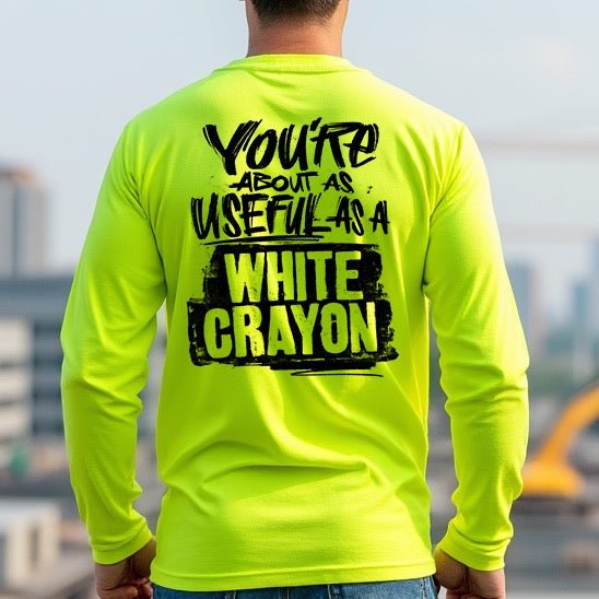 White Crayon - T-shirt haute visibilité à manches longues