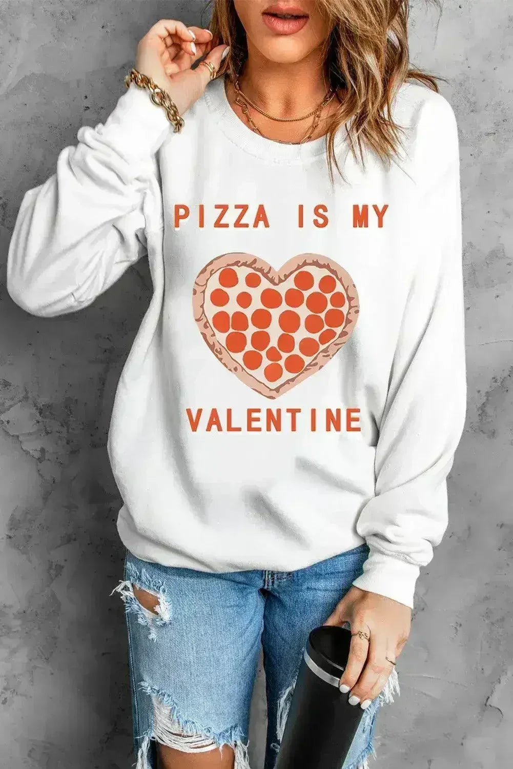 Sweat-shirt imprimé graphique