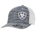 Casquette Trucker ARIAT Heather Offset Shield (Gris/Blanc)