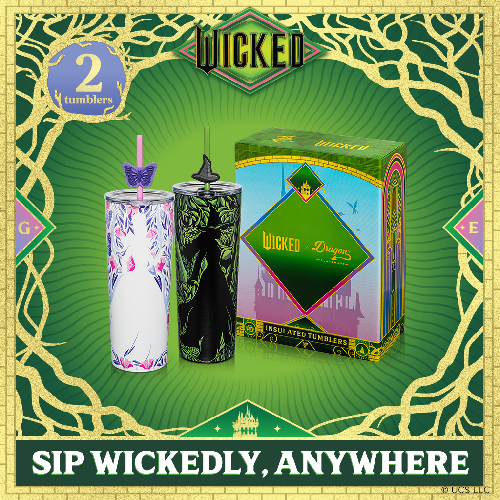 Gobelets Wicked Shadows – 710 ml, lot de 2