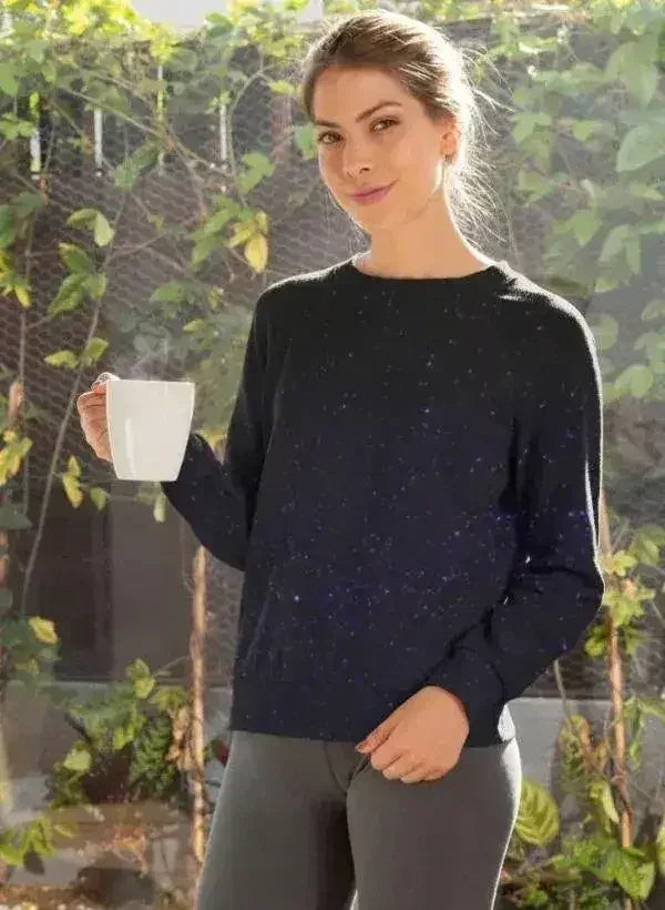 Sweat-shirt par sublimation Above The Galaxy Unique, élégant et confortable