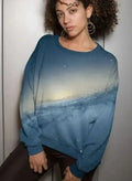 Sweat-shirt sublimation galaxie