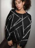 Sweat-shirt de sublimation à ligne large