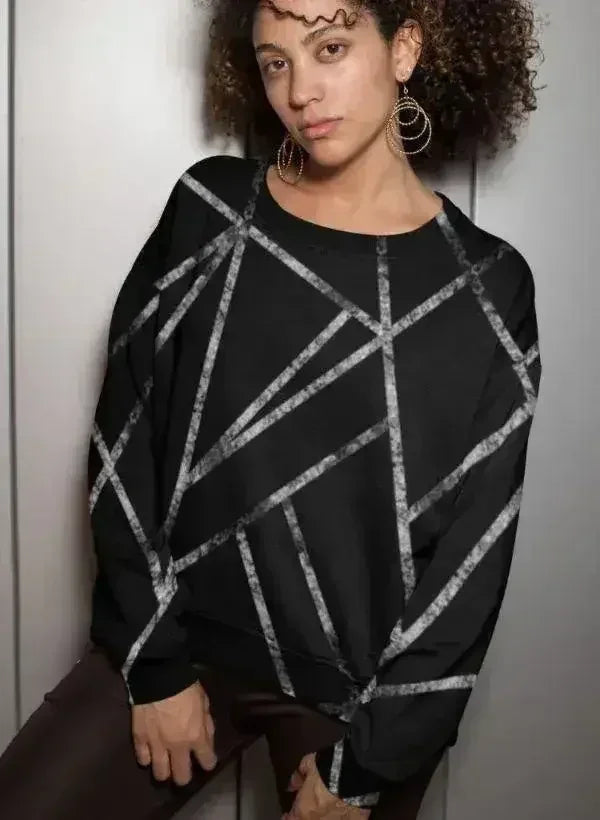 Sweat-shirt de sublimation à ligne large