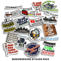 Pack d'autocollants du menuisier