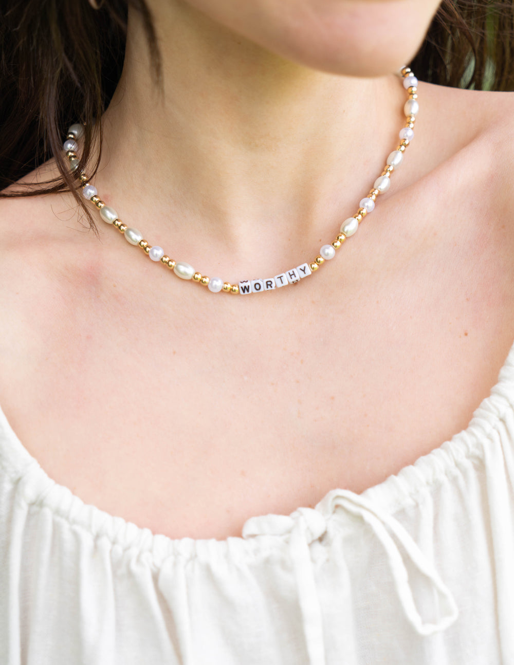 Collier Lettre Précieuse