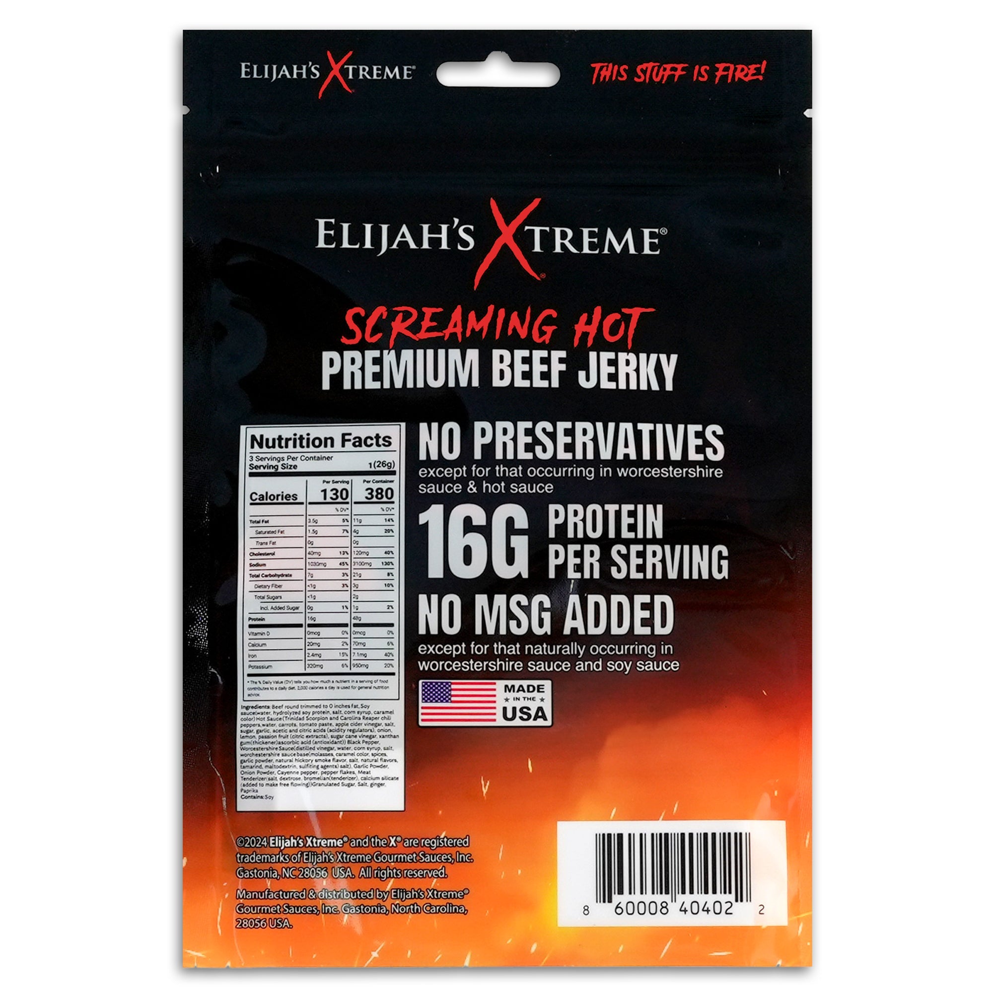 Xtreme Regret Bœuf séché épicé