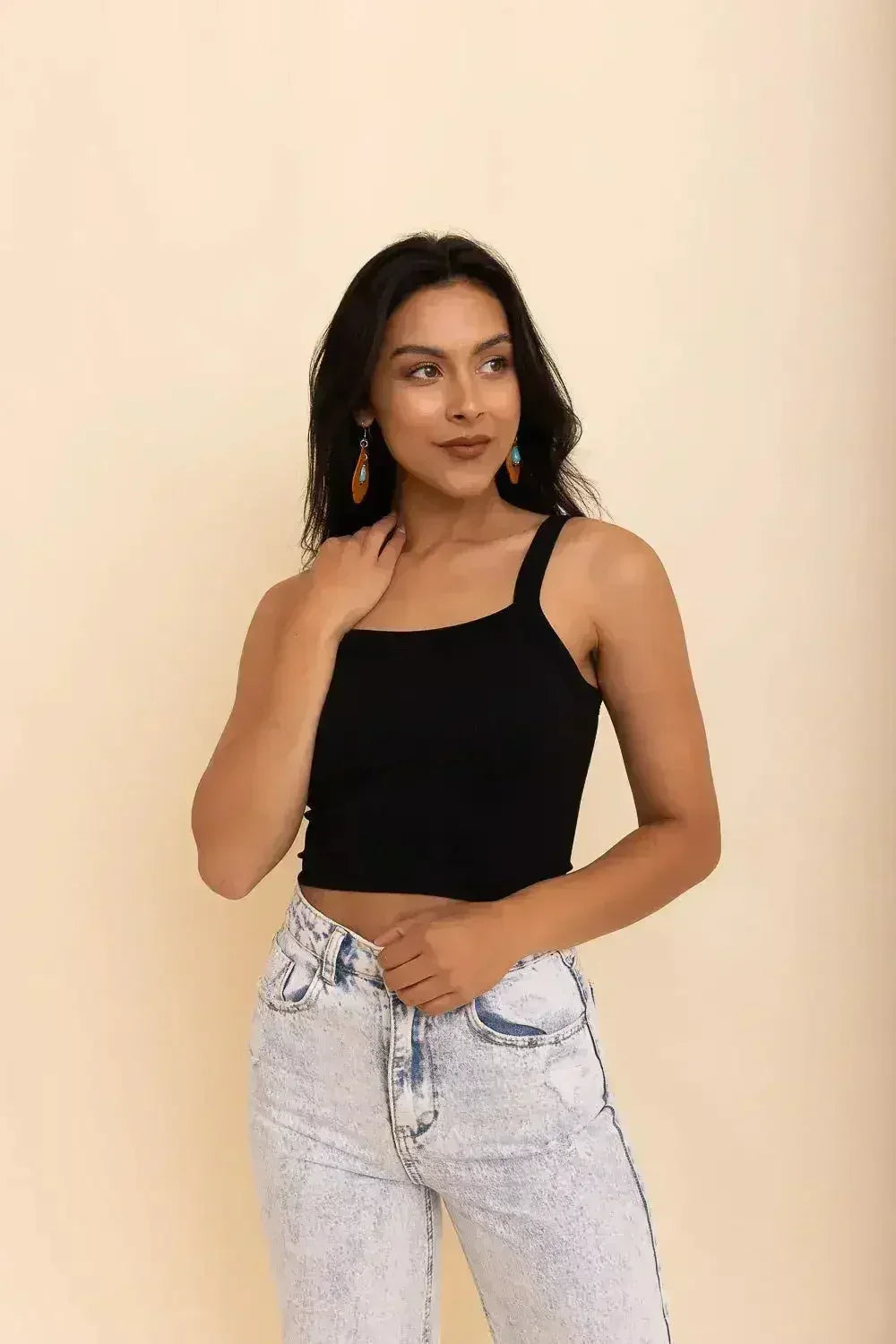 Haut brassière sans coutures Sleek Comfort - Doux et élégant