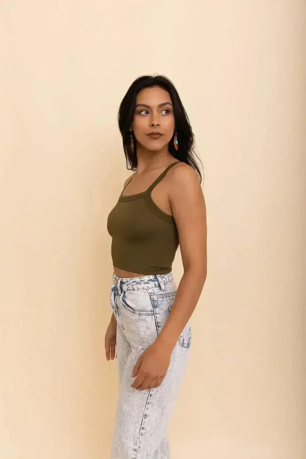 Haut brassière sans coutures Sleek Comfort - Doux et élégant