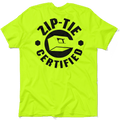 Attache-câble - T-shirt Jaune fluo