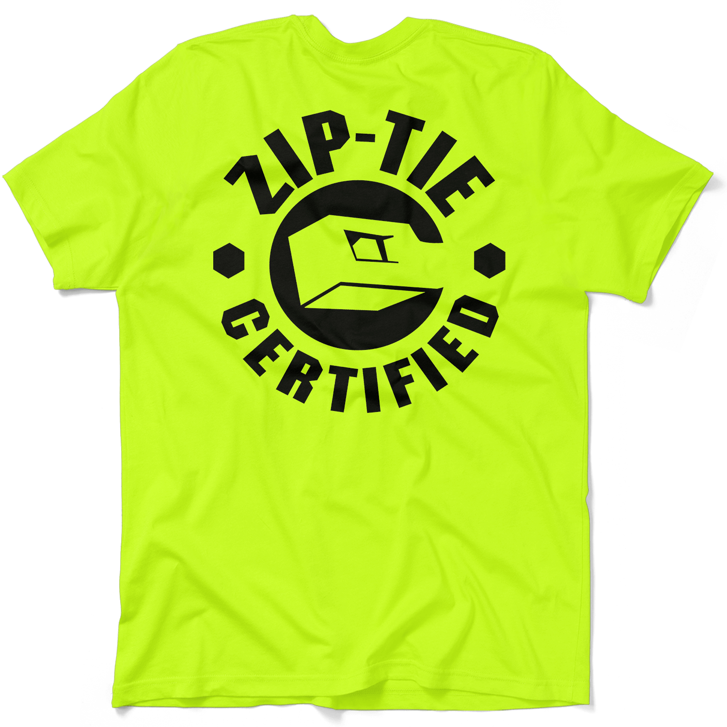 Attache-câble - T-shirt Jaune fluo