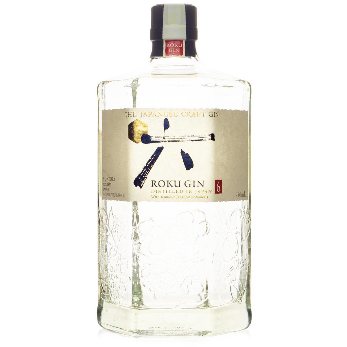 Suntory - Gin artisanal japonais « Roku » (750 ml)