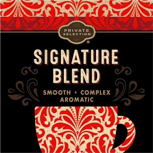 Café moulu en dosettes Sélection Suprême Mélange Signature Torréfaction Moyenne 12 unités