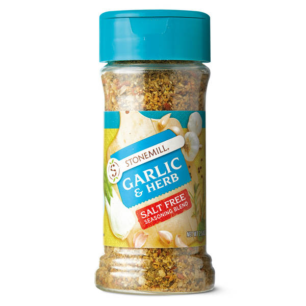 Mélange d'assaisonnements Stonemill Ail et fines herbes sans sel, 70,8 g