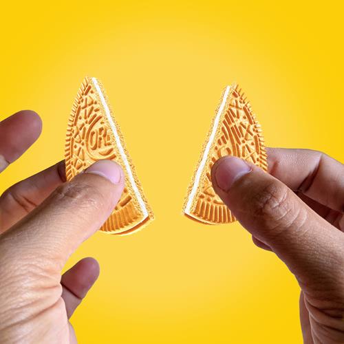 Biscuits Sandwich Oreo Thins Golden, Format Familial, 334 g