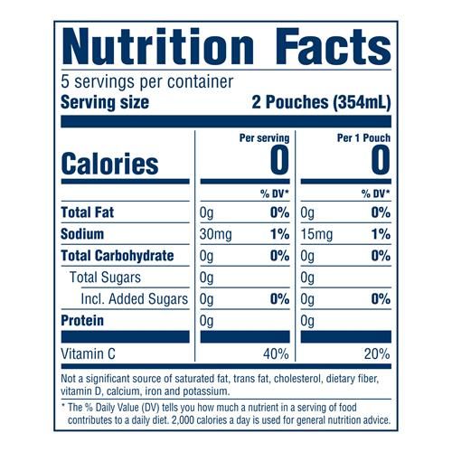 Boisson gazeuse Kool-Aid Jammers Punch Tropical Zéro Sucre, édulcorée artificiellement, boîte de 10 unités, sachets de 177 ml