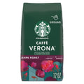 Café moulu Starbucks, café torréfié foncé, Caffè Verona, 100 % Arabica, 1 sachet (340 g)