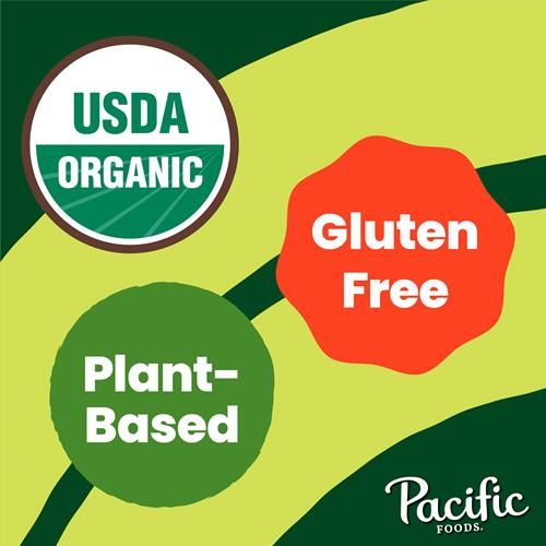 Soupe de légumes copieuse biologique Pacific Foods, à base de plantes, boîte de 462 g