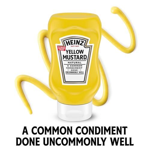 Moutarde Jaune Heinz, Flacon de 8 oz