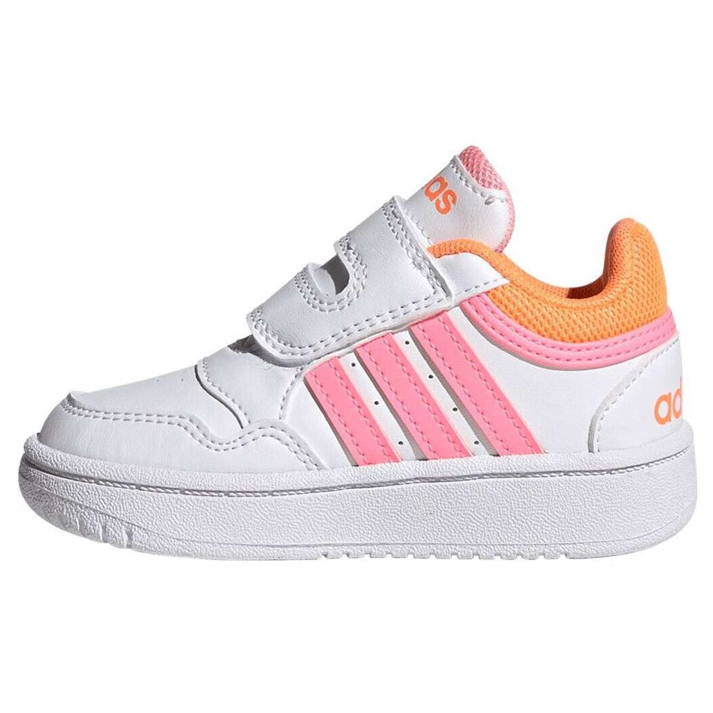 adidas Chaussures Bébé Hoops 3.0 CF Blanc Rose