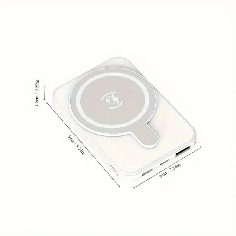 Batterie externe magnétique ultra-fine 10000 mAh avec charge rapide 20 W