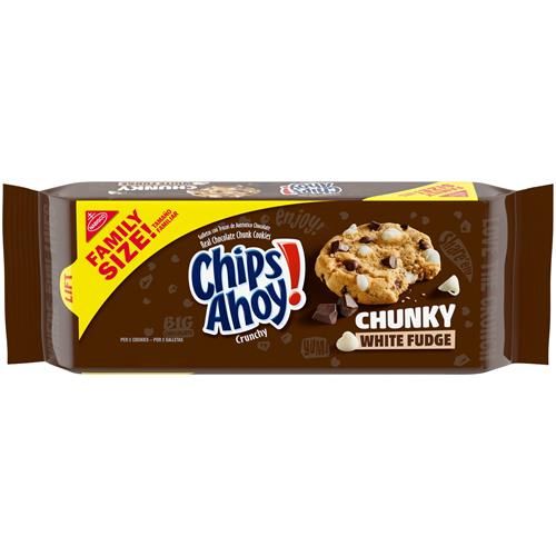 Biscuits aux brisures de chocolat et fudge blanc épais Chips Ahoy!, format familial, 510 g