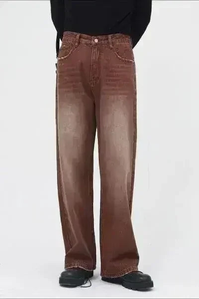 Jean large droit avec poches