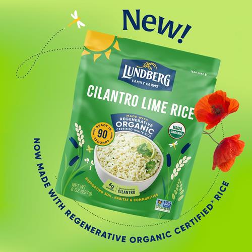 Riz Cilantro et Citron Vert Lundberg 156 g
