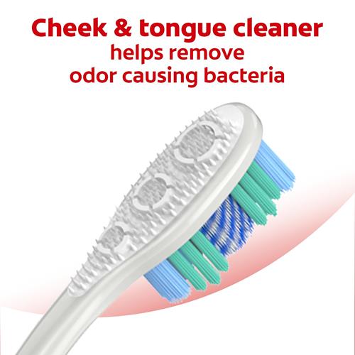Brosse à dents Colgate 360 Optic White, pleine tête, médium