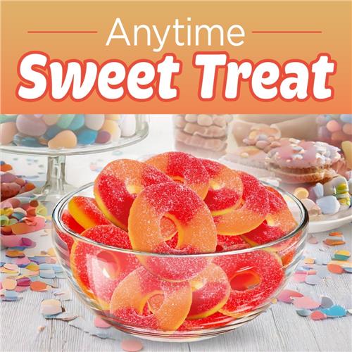 Kroger — Sac de bonbons Gummy Rings à la pêche de 170 g