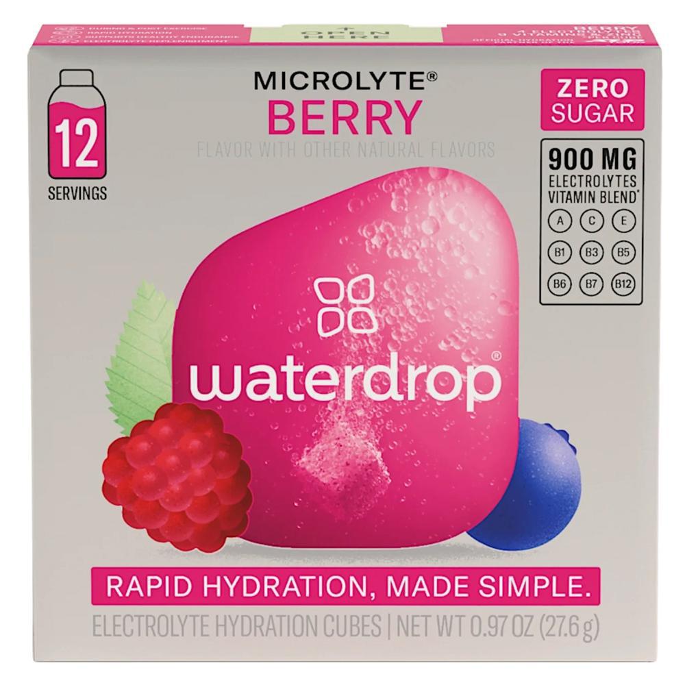 Waterdrop - Cubes d'hydratation rapide « Baies » (12 pièces)