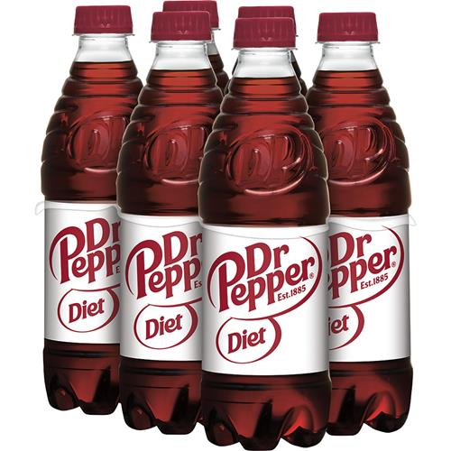 Diet Dr Pepper, Bouteilles de 0,5 L (Paquet de 6)