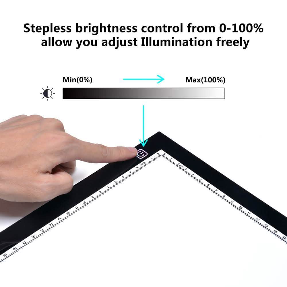Tablette lumineuse de traçage LED A4