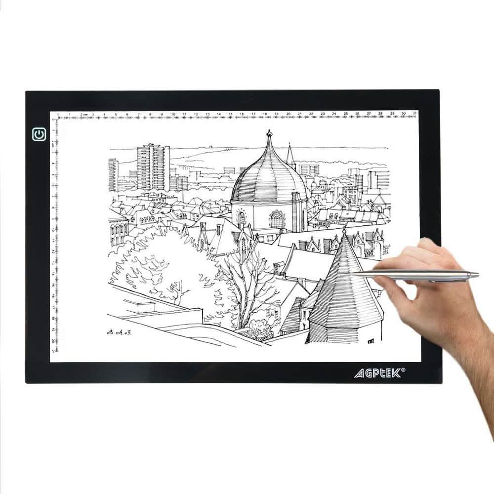Tablette lumineuse de traçage LED A4