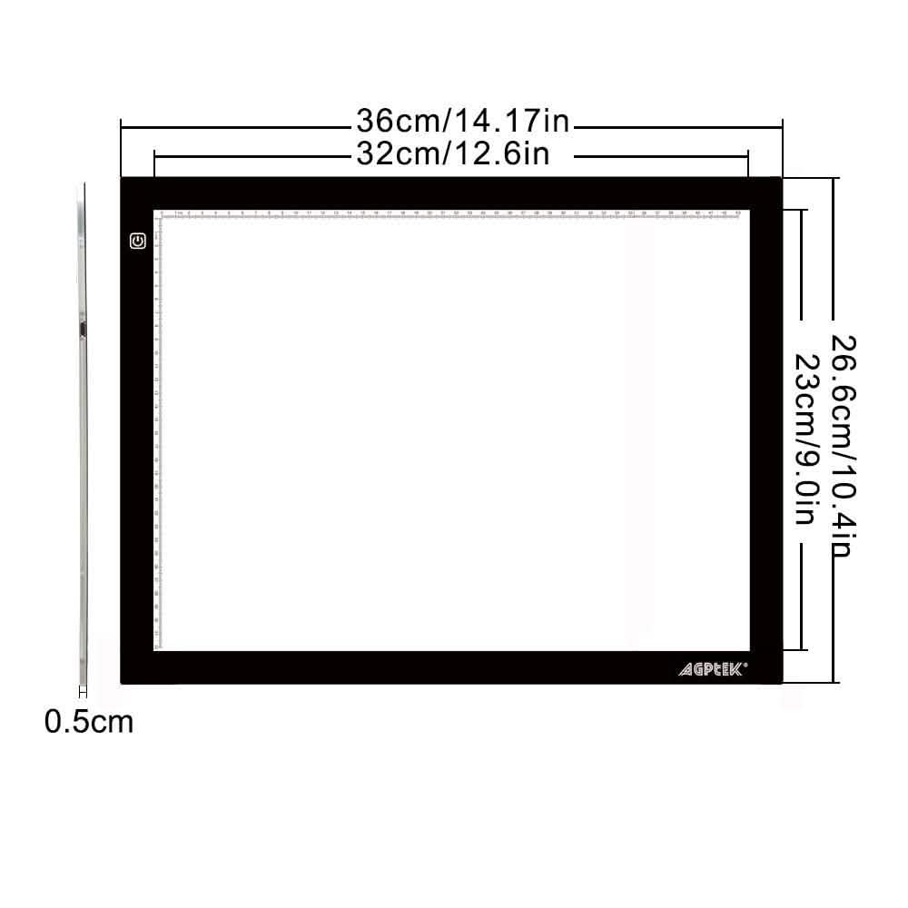 Tablette lumineuse de traçage LED A4