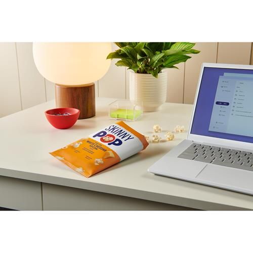 Popcorn Skinnypop, Cheddar Blanc Sans Produits Laitiers, Sans Gluten, Sans OGM, Snacks Sains, Sacs Taille Individuelle 0.65Oz (Lot de 6)