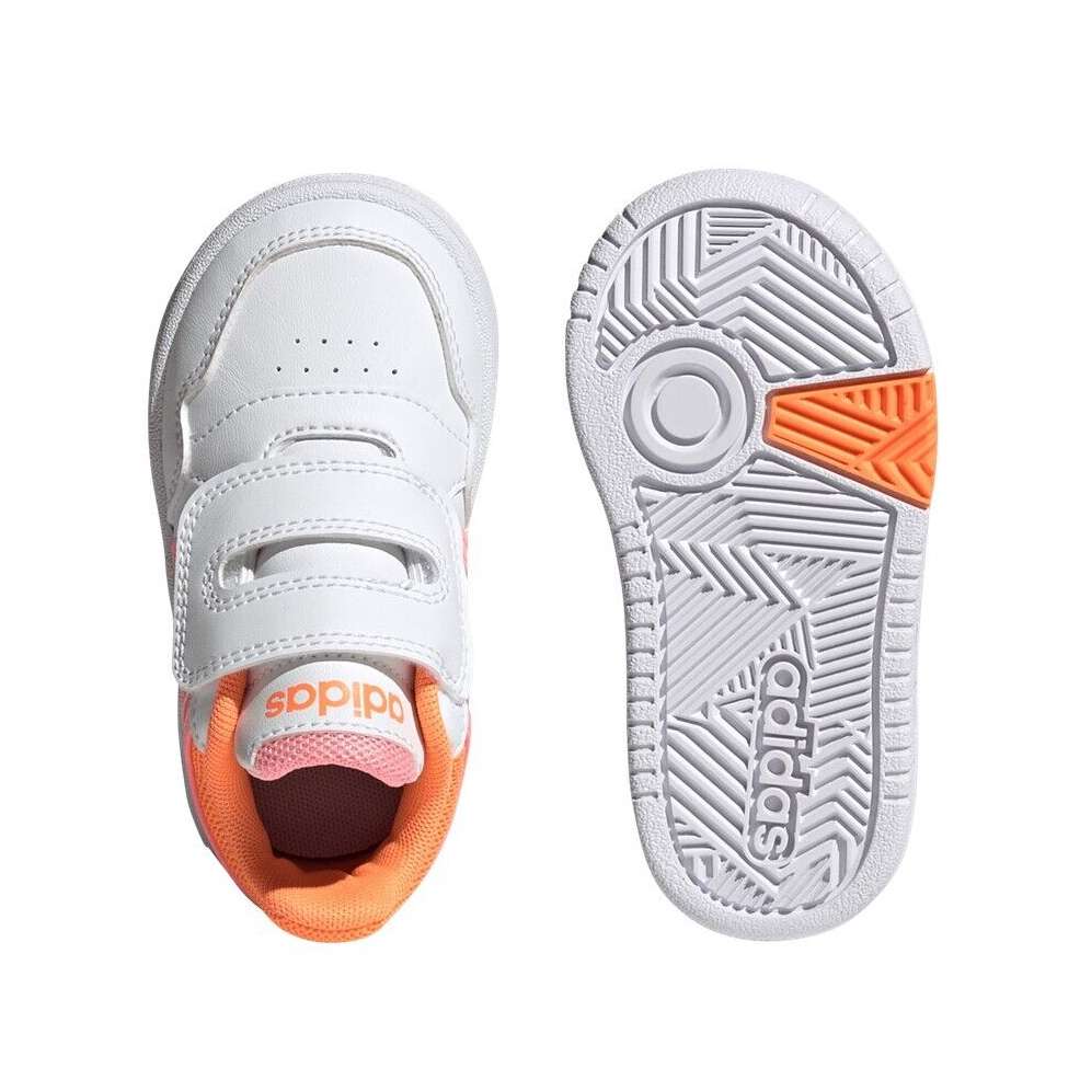 adidas Chaussures Bébé Hoops 3.0 CF Blanc Rose