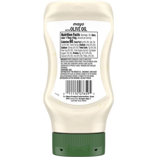 Mayonnaise à l'huile d'olive Kroger 355 ml