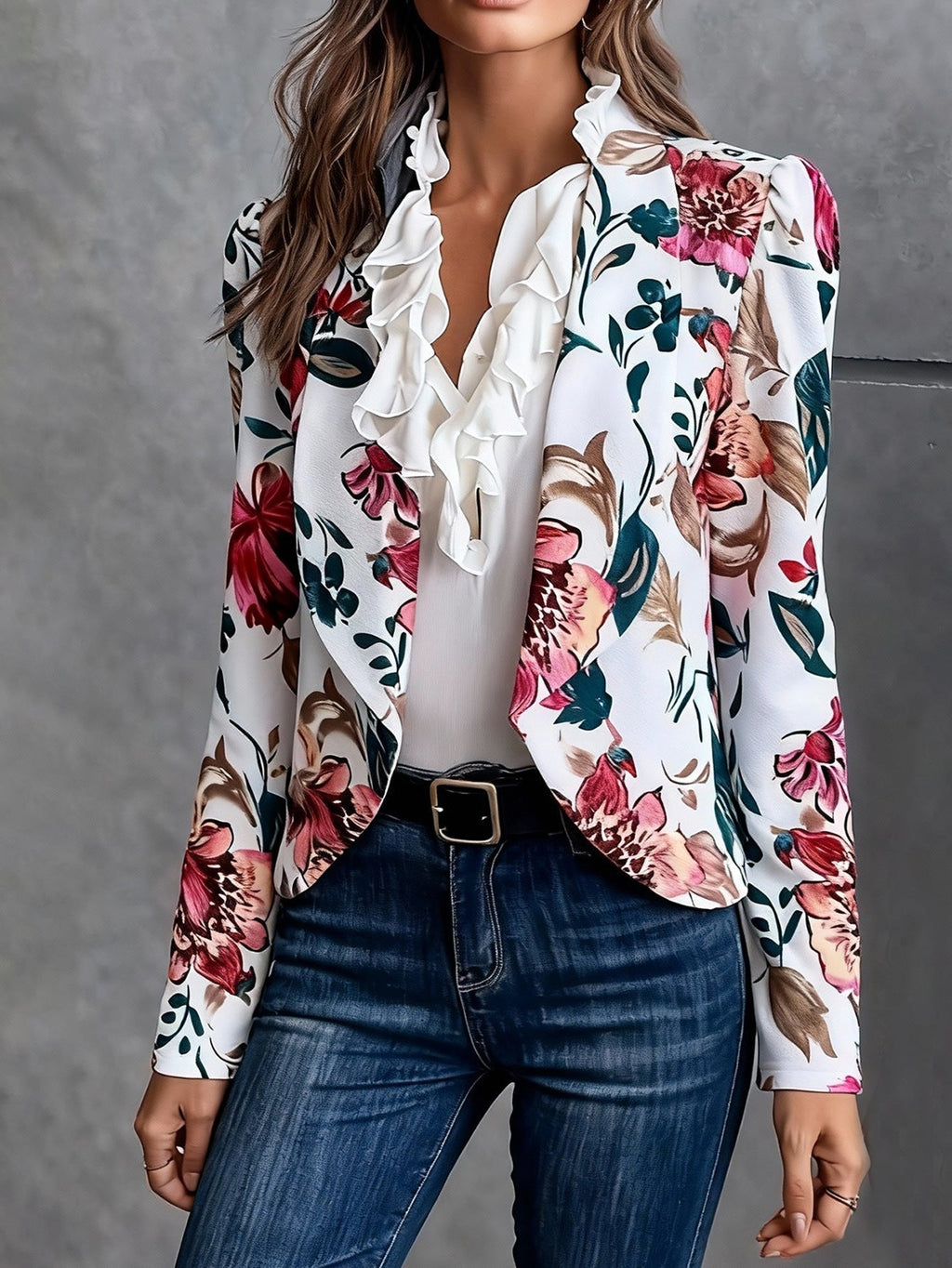 Veste décontractée polyvalente pour femme