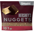 Hershey's Nuggets Chocolat Noir Spécial aux Amandes, sachet à partager, 286 g