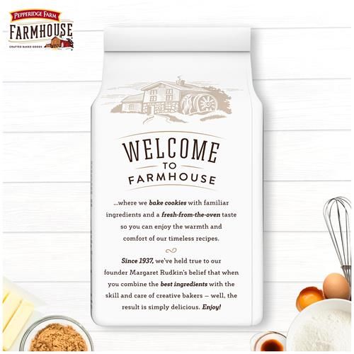 Pepperidge Farm Farmhouse Thin & Crispy Butter Pecan Cookies, 5.9 Oz. Bag