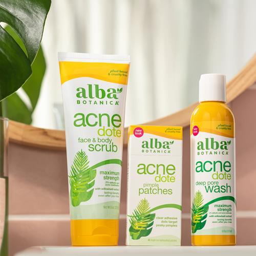 Alba Botanica Acnedote Gommage visage et corps force maximale, 227 g