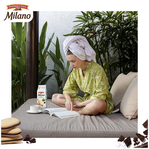 Biscuits Pepperidge Farm Milano Chocolat Menthe, sac de 198 g (15 biscuits)