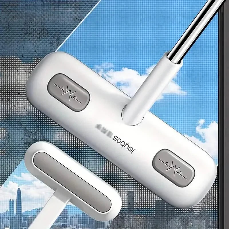 Brosse de nettoyage multifonctionnelle pour verre et moustiquaires