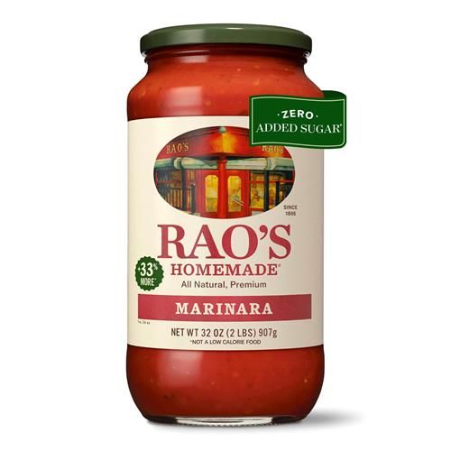 Sauce Marinara Faite Maison Raos, 32 oz, Sauce Tomate, Tout Usage, Sauce Pâtes Céto Friendly, Qualité Premium, Tomates D'Italie Et Huile D'Olive